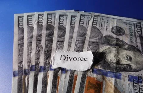 Divorce hundreds Foto stock