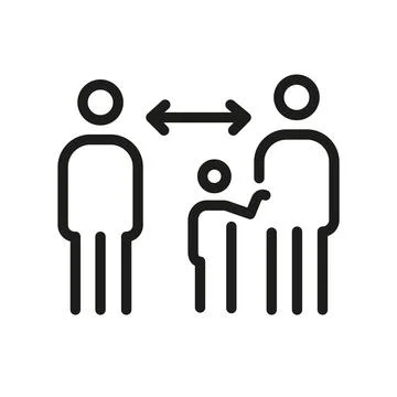 Divorce Icon Illustrazione stock