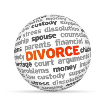 Divorce Stock Illustration