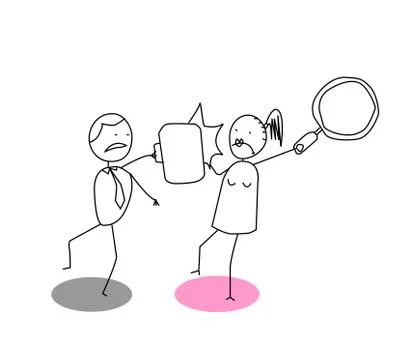 Divorce Stock Illustration