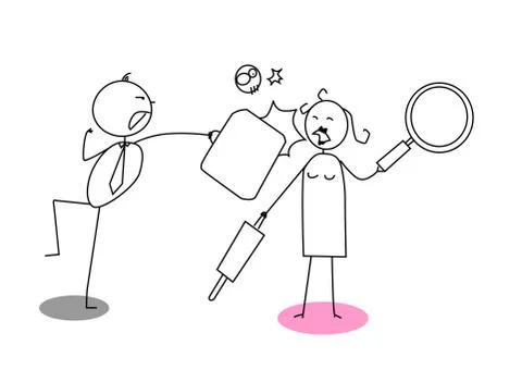 Divorce Stock Illustration