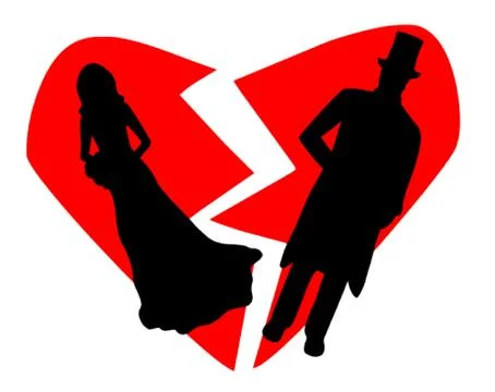 Divorce Stock Illustration