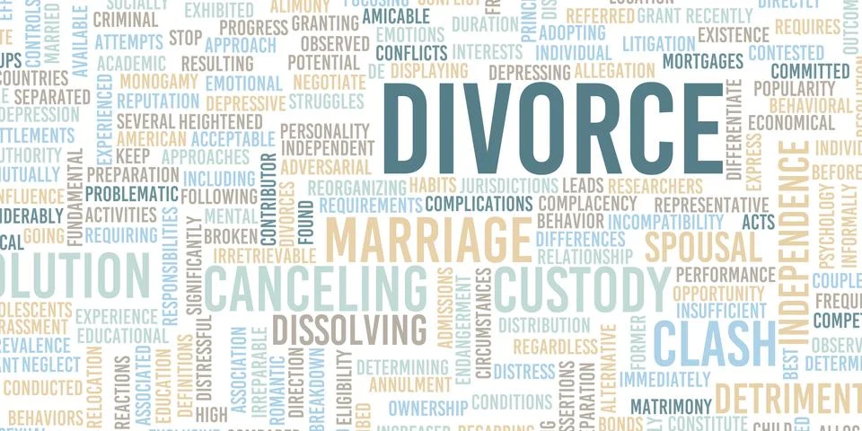 Divorce Stock Illustration