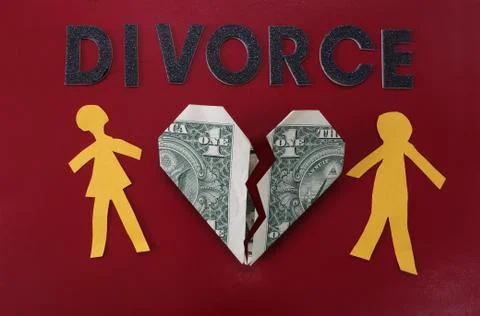Divorce letters Stock Photos