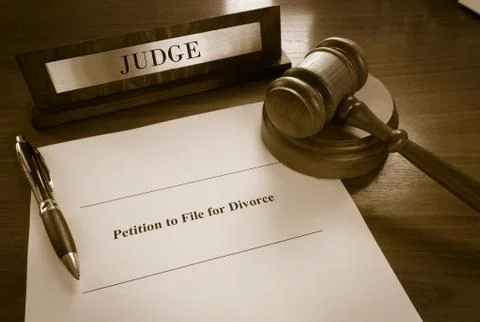 Divorce Petition Stock Photos