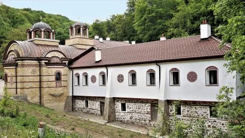 Divotinski monastery "The Holy Trinity" 库存照片