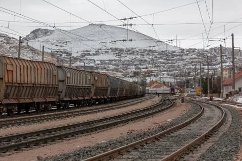 Divrigi train station Stock Photos
