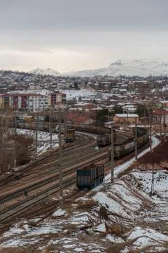 Divrigi train station Stock Photos