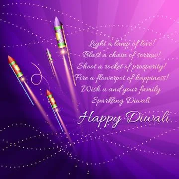 Diwali background with crackers Stock Illustration