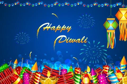 Diwali Background Illustrazione stock