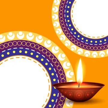 Diwali background Stock Illustration