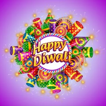 Diwali background Stock Illustration