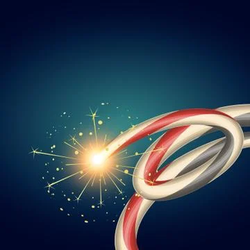 Diwali burning crackers Stock Illustration