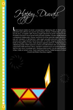 Diwali card Stock-Illustration