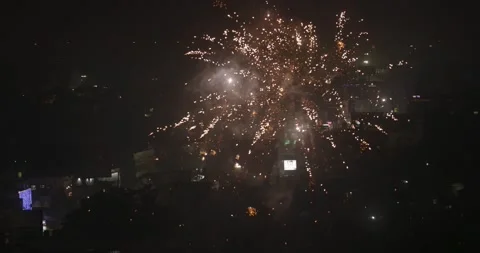 Diwali cerebration night Stock Footage 220090437