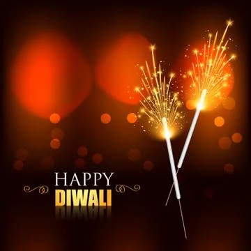 Diwali crackers Stock Illustration