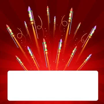 Diwali crackers Stock Illustration