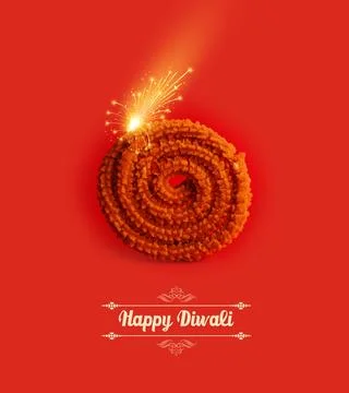 Diwali-crackers Stock Illustration
