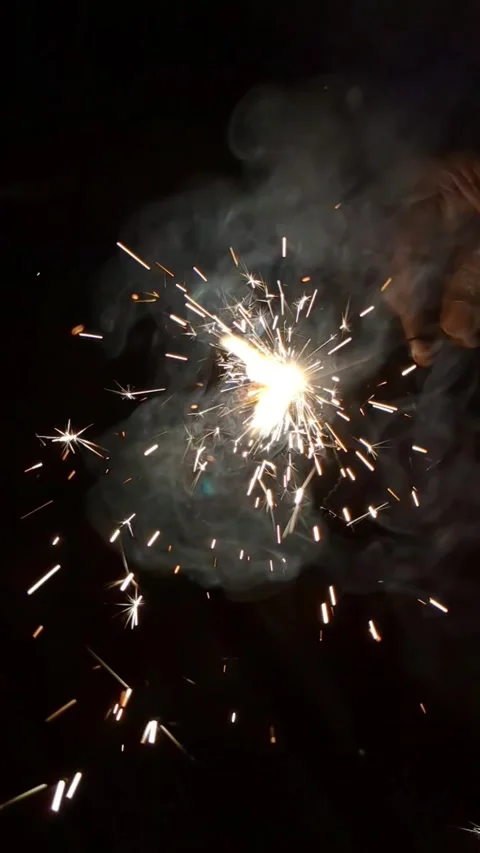 Diwali cracking sprinkles Stock Footage 258543809