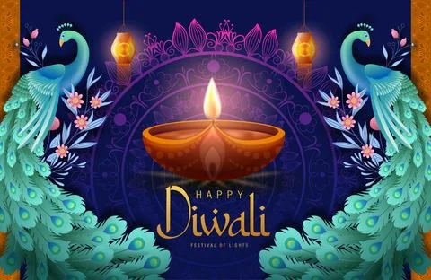 Diwali Day Stock Illustration