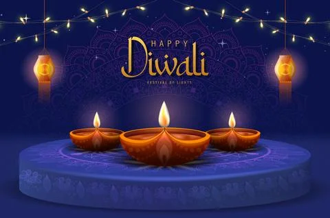 Diwali Day Stock Illustration