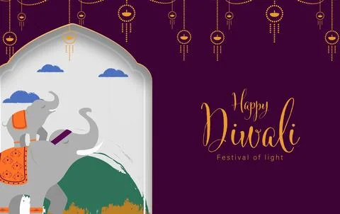 Diwali Day Stock Illustration