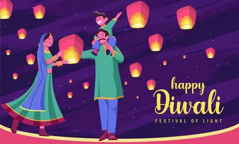 Diwali Day Illustrazione stock