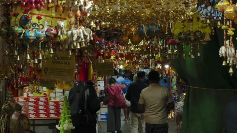 Diwali decorations Vídeo Stock 254187626