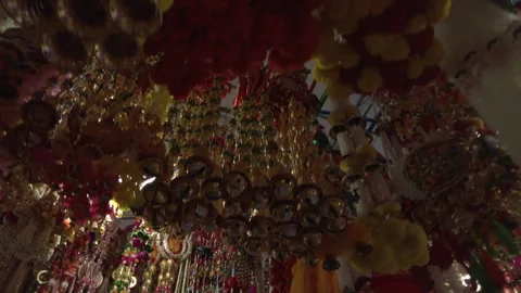 Diwali decorations Stock Footage 254189738