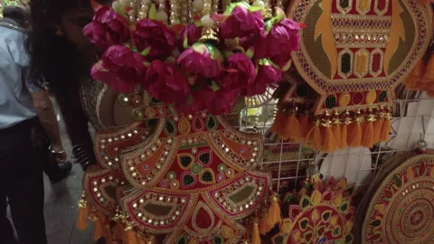 Diwali decorations Stock Footage 254189788