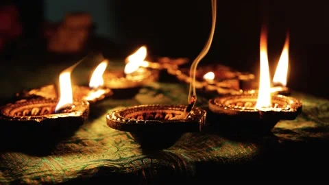 Diwali diya Stock Footage 158915942