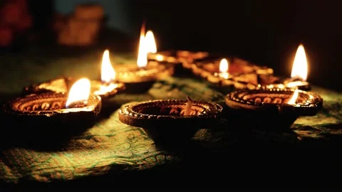Diwali diya Stock Footage 158915984