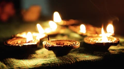 Diwali diya Stock Footage 158916027