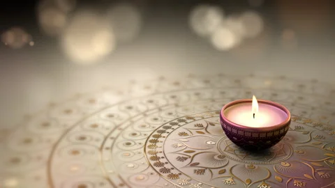 Diwali festival background 스톡 동영상 340269892