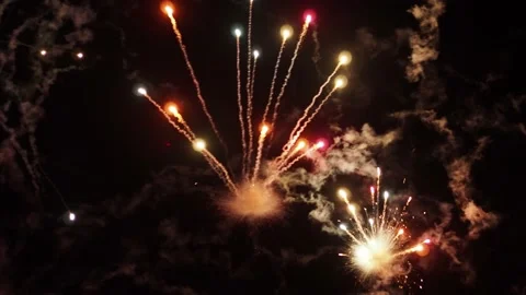 Diwali Fireworks Stock Footage 219925571