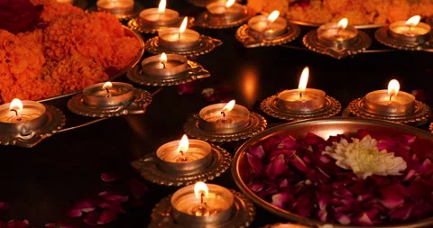Diwali. Video stock 255102816