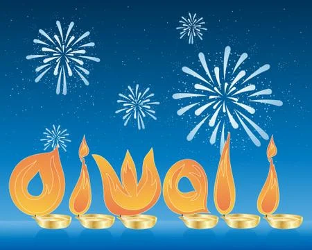 Diwali Stock Illustration