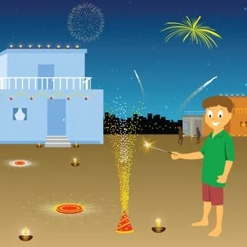 Diwali Stock Illustration