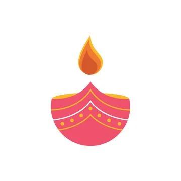Diwali or deepavali elements Stock Illustration