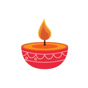 Diwali or deepavali elements Stock Illustration