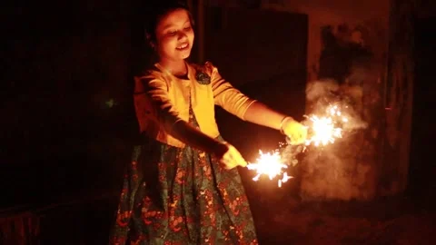 Diwali sparkle 3 Stock Footage 143172689