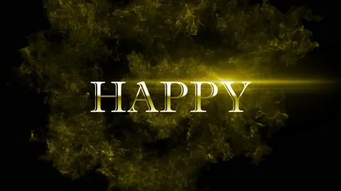 Diwali Theme, Diwali presentation 3D text animation with Golden text color Video stock 140898153