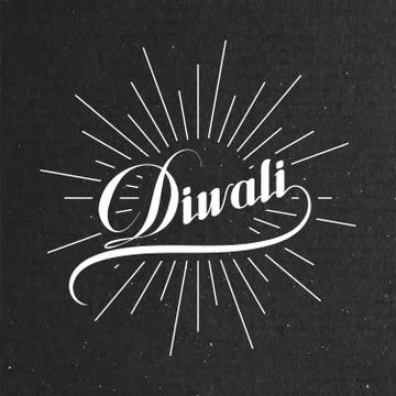 Diwali vector illustration. Stock Illustration