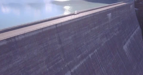 Dixence wall - Aerial 4K Stock Footage 69965789