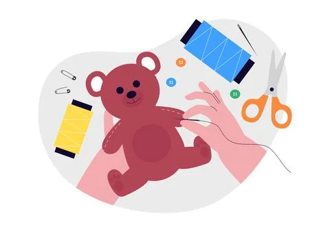 DIY Class Vector Illustration Featuring Craft Workshop Creative Handmade Ac.. Stock Illustration
