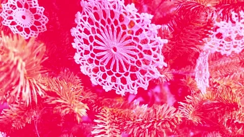 DIY concept, hobby, needlework, festive background. Stock Footage 223865522