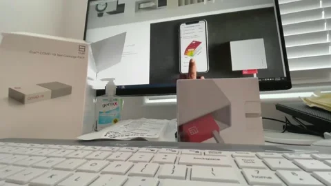 DIY COVID 19 diagnostic testing system with quick and efficient results Stock Footage 157413799