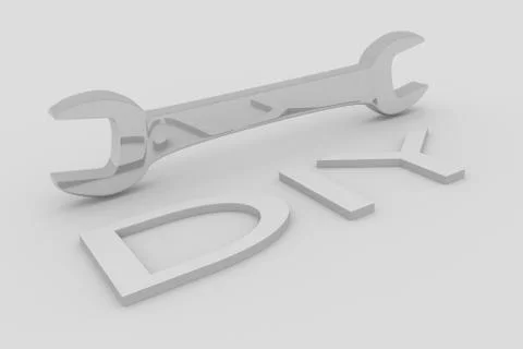 DIY - do it yourself concept Illustrazione stock