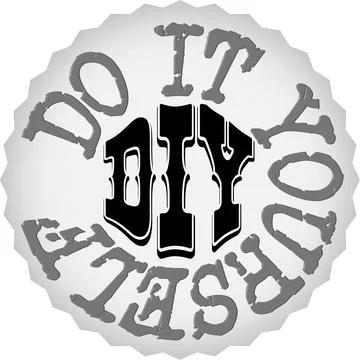 DIY - Do it yourself Illustrazione stock