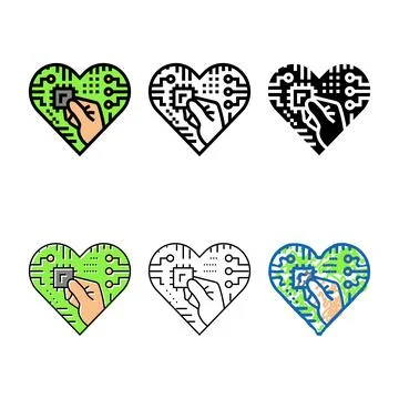 Diy electronics tech edition enthusiast color icon vector Stock Illustration